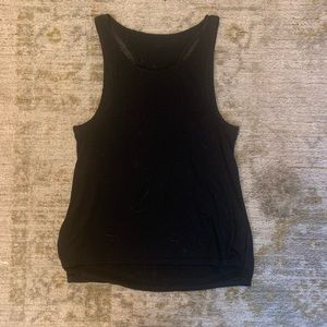 Alo yoga muscle shirt tank top mesh detail